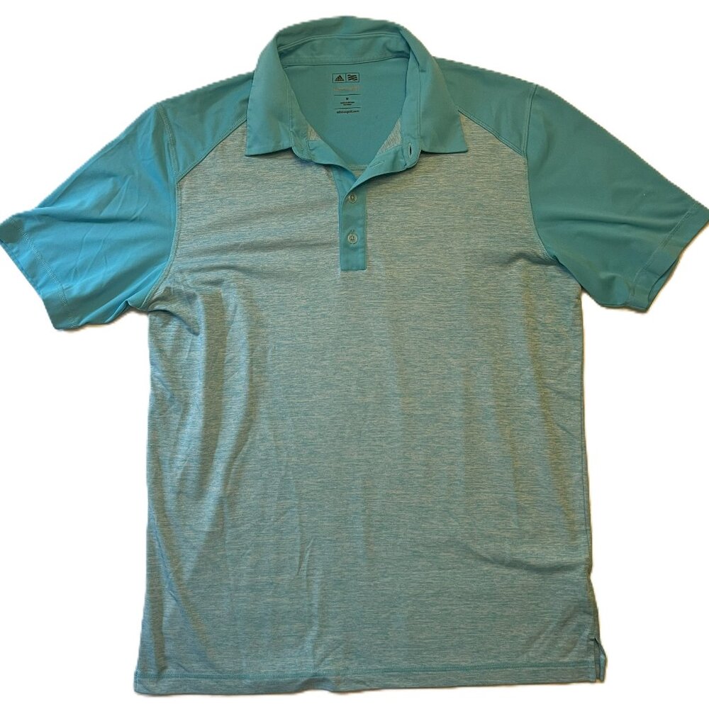 Adidas Golf Polo Shirt ⛳ |Blue | Size Medium| Moisture-Wicking | Great Condition